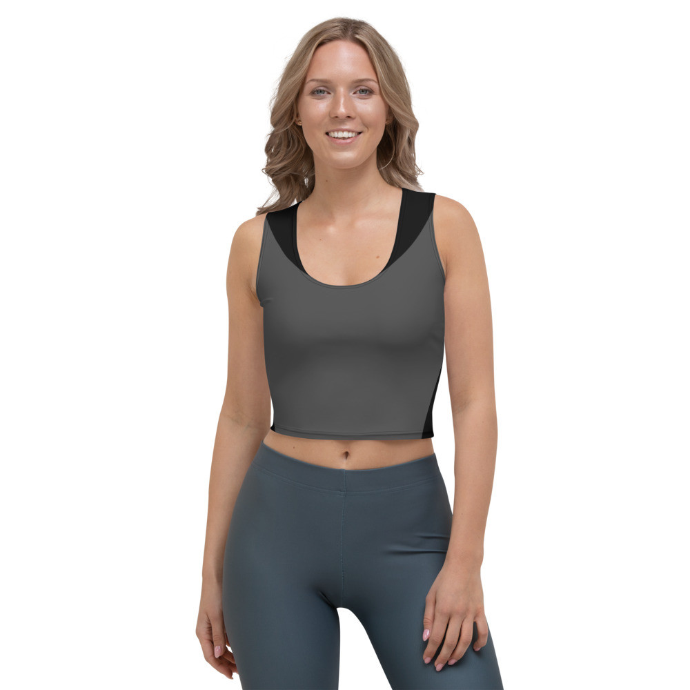 Lexu Crop Top / Black and Grey