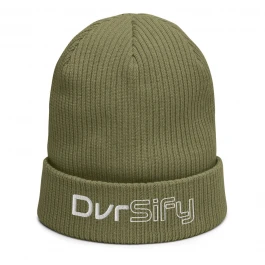 Dvrsify Organic ribbed beanie