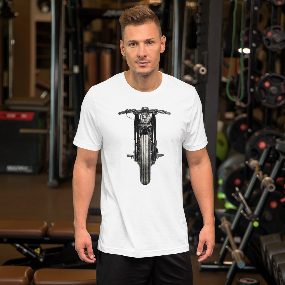 Motorbike front angle Short-Sleeve Unisex T-Shirt