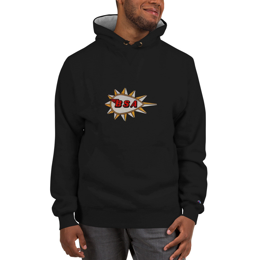 Vintage BSA motorbike hoodie. Champion Hoodie