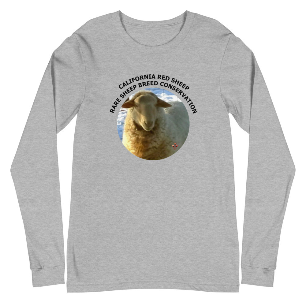 California Red Sheep Rare Sheep Breed Conservation Unisex Long Sleeve Tee