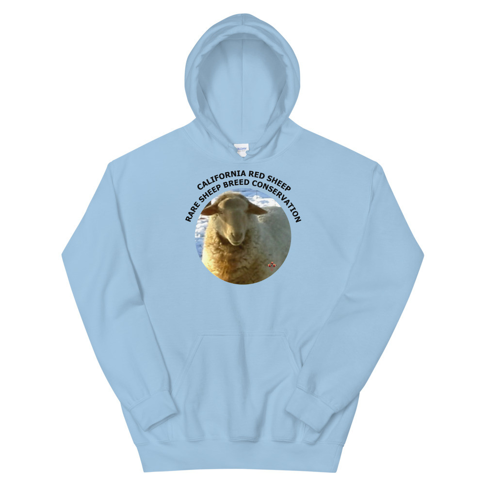 California Red Sheep Rare Sheep Breed Conservation Unisex Hoodie