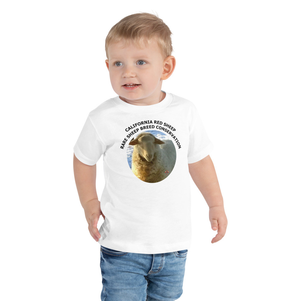 California Red Sheep Rare Sheep Breed Conservation Toddler Short Sleeve Tee