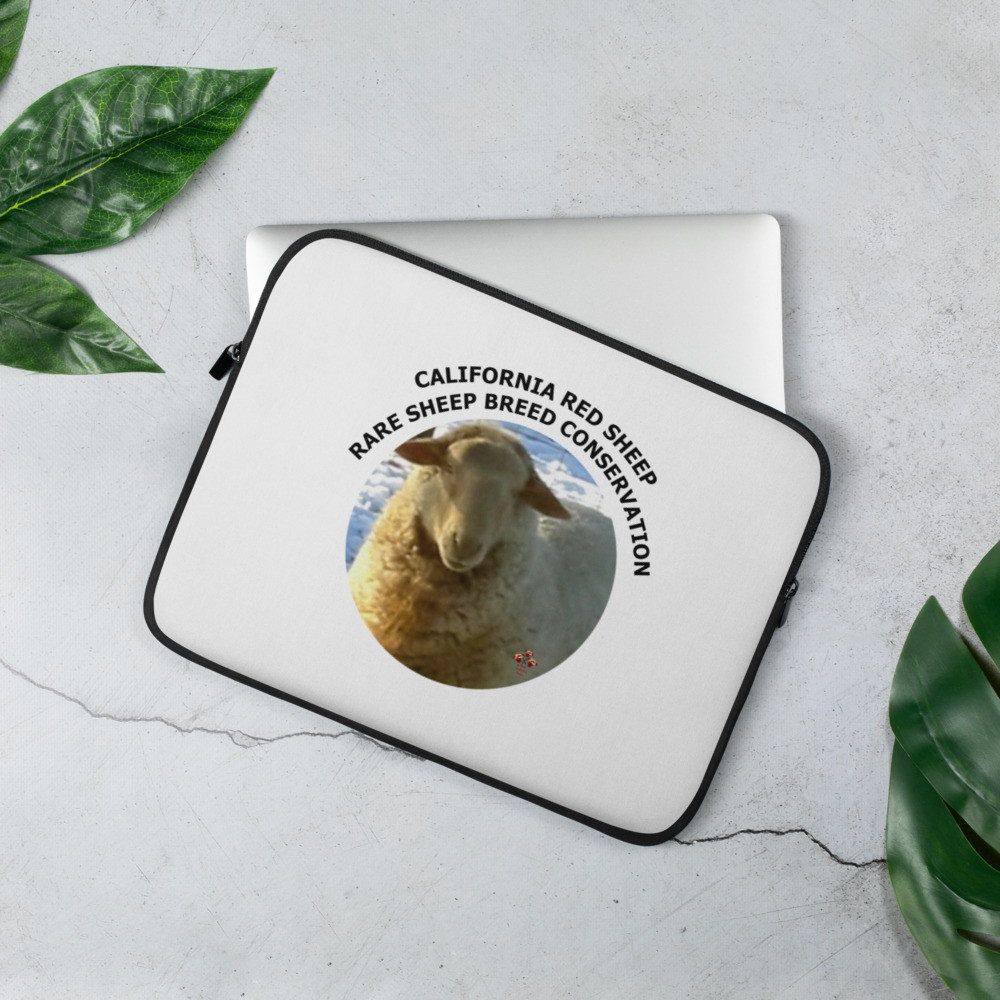 California Red Sheep Rare Sheep Breed Conservation Laptop Sleeve