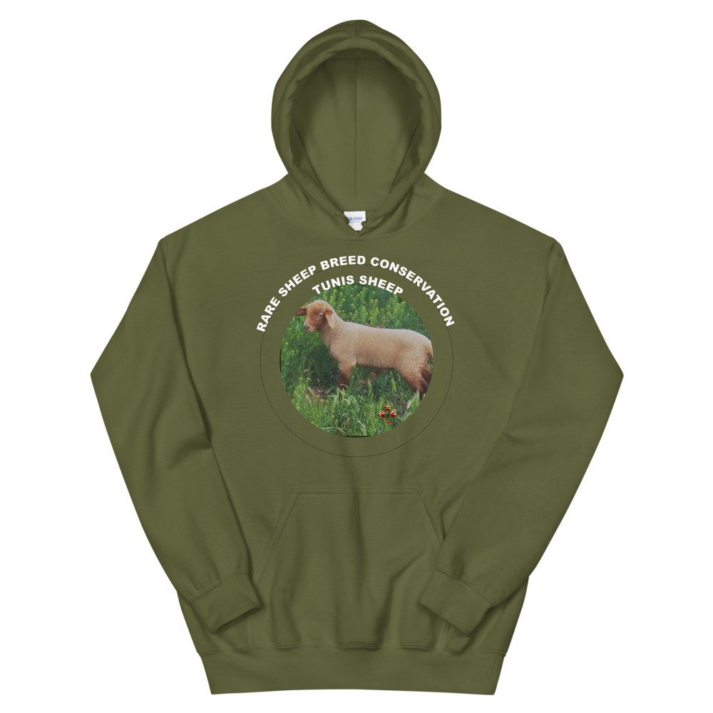 Tunis Sheep Rare Sheep Breed Conservation Unisex Hoodie