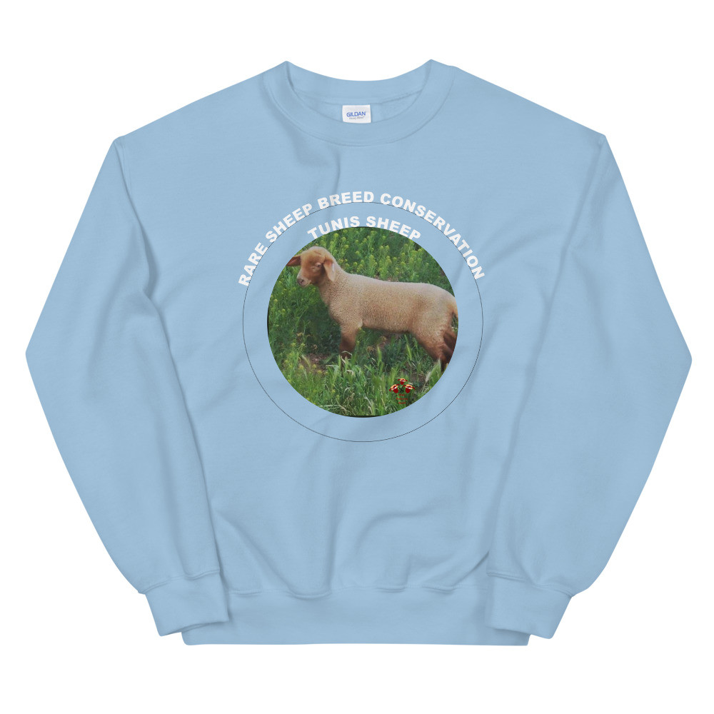 Tunis Sheep Rare Sheep Breed Conservation Unisex Sweatshirt