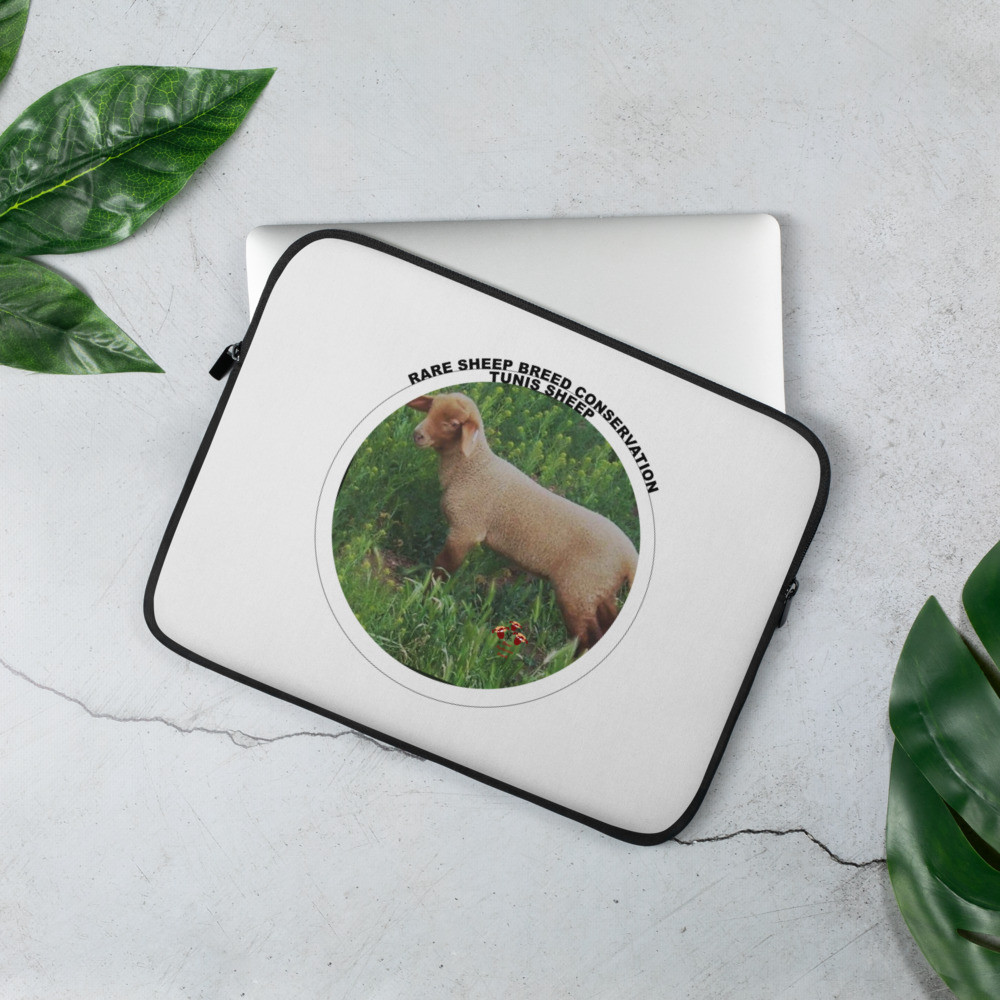 Tunis Sheep Rare Sheep Breed Conservation Laptop Sleeve