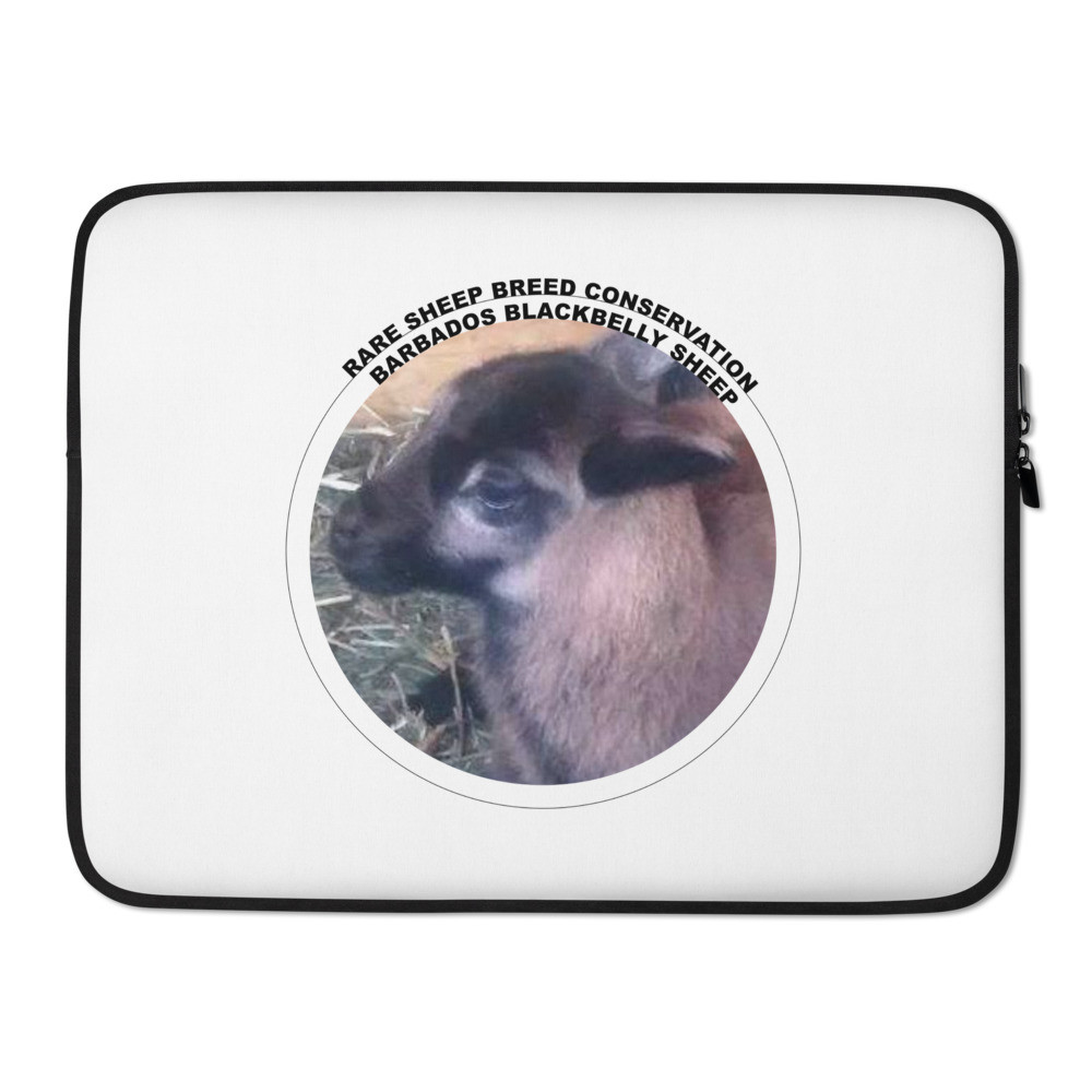 Barbados Blackbelly Sheep Rare Sheep Breed Conservation Laptop Sleeve
