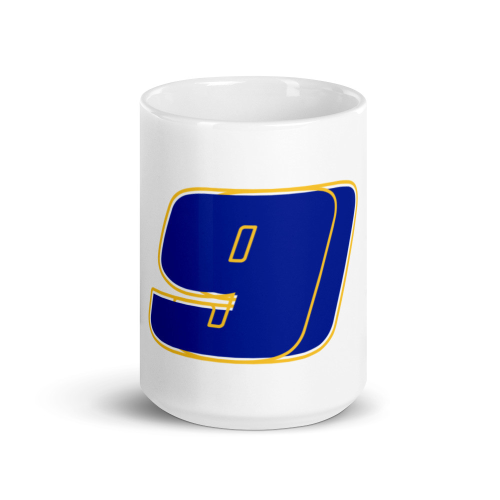 White glossy mug