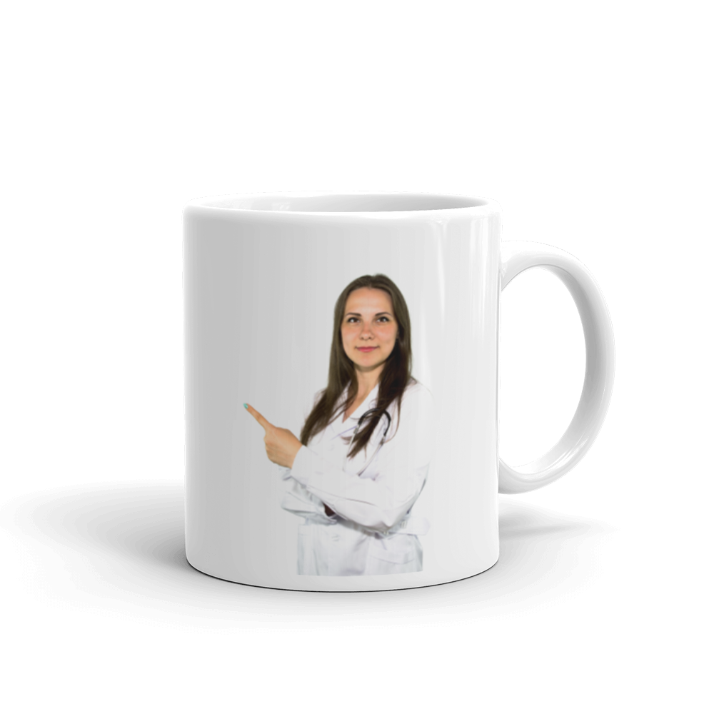 White glossy mug- "Nurses can't cure stupid...but they can sedate it!"