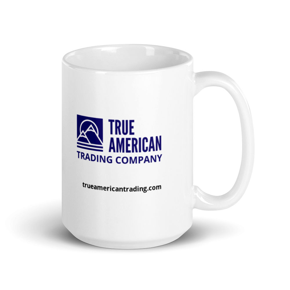 White glossy mug - True American Trading Company