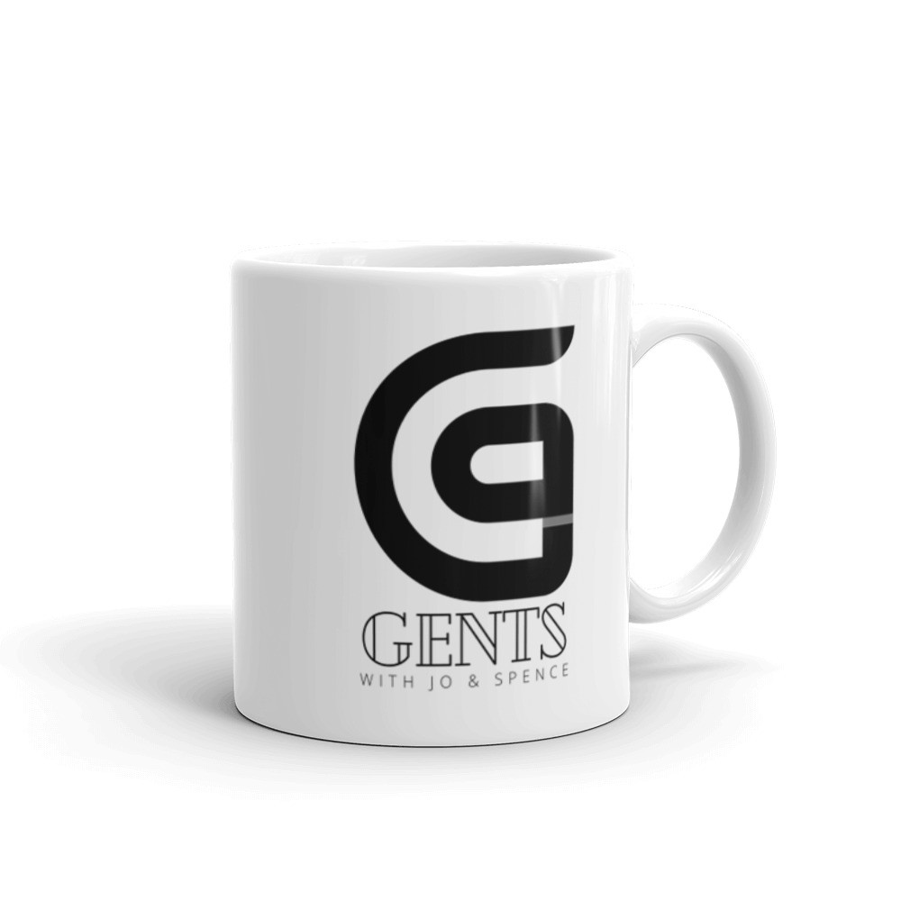 White Gents mug