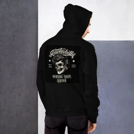 Sudadera Negra Con Capucha