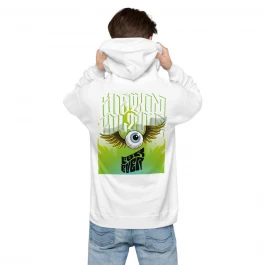 Sudadera Blanca Con Forro Polar Kustom Kulture