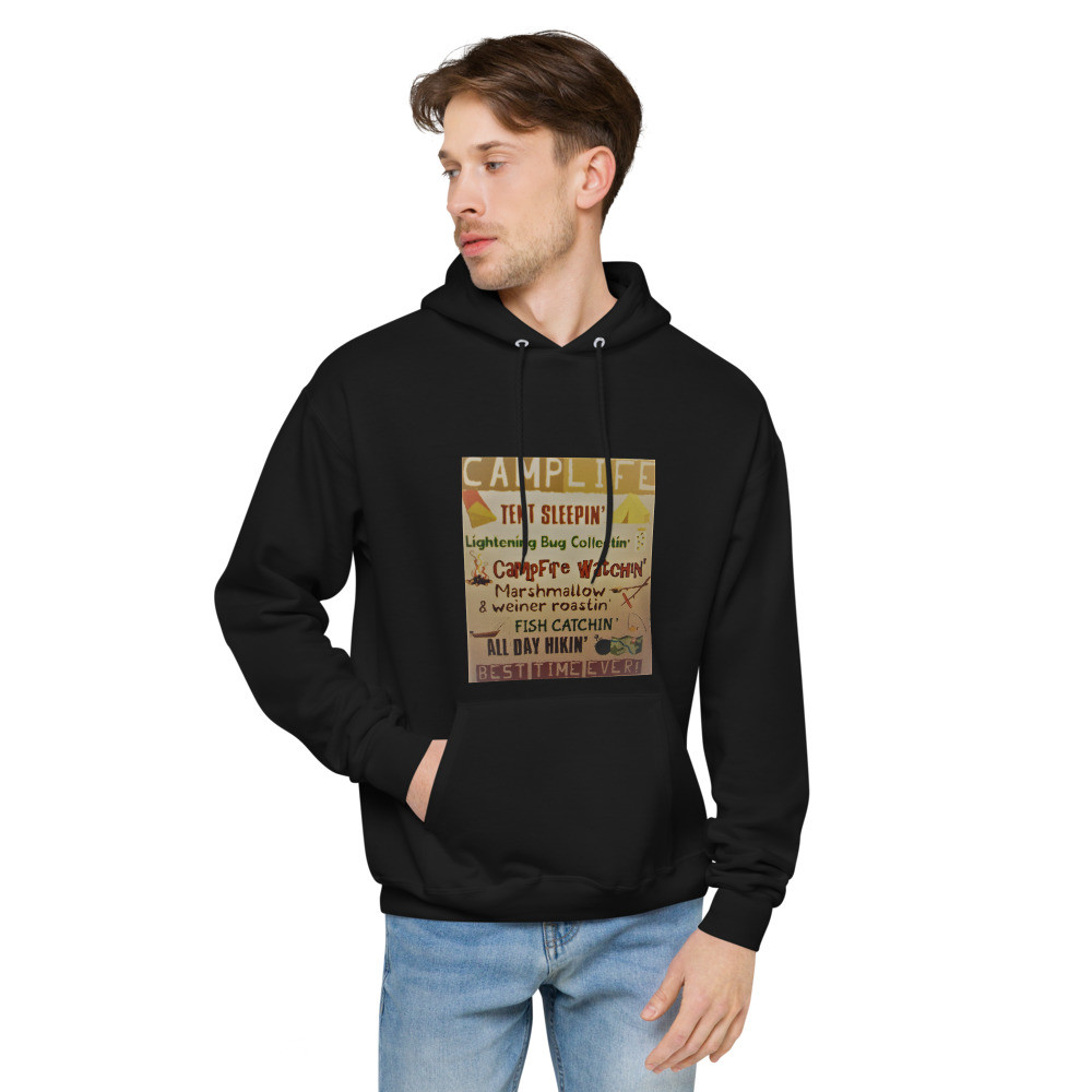 Unisex fleece hoodie