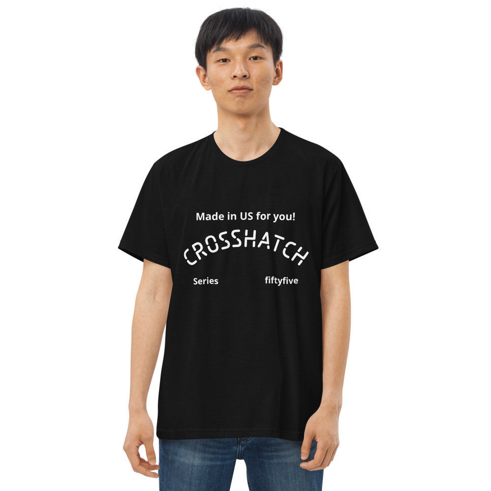 Men's fitted straight cut t-shirt
