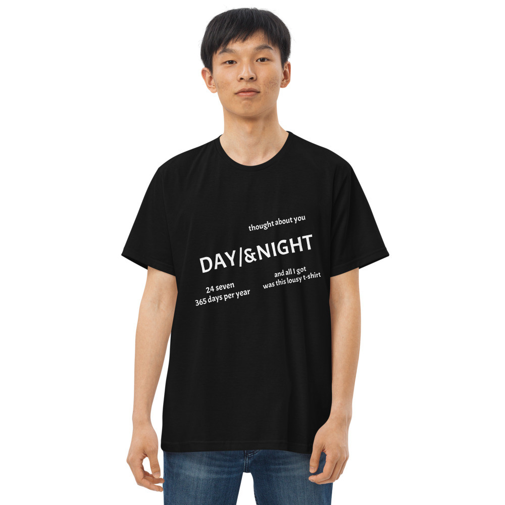 Men's fitted straight cut t-shirt