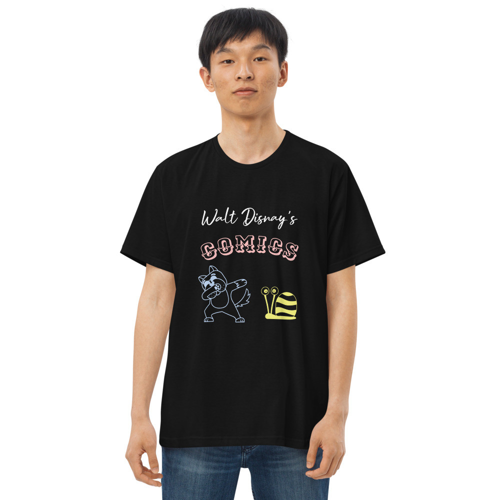 Men's fitted straight cut t-shirt