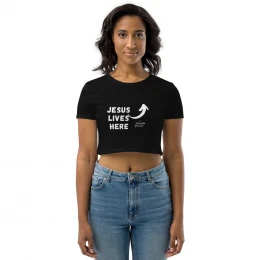 Jesus Lives Here Crop Top