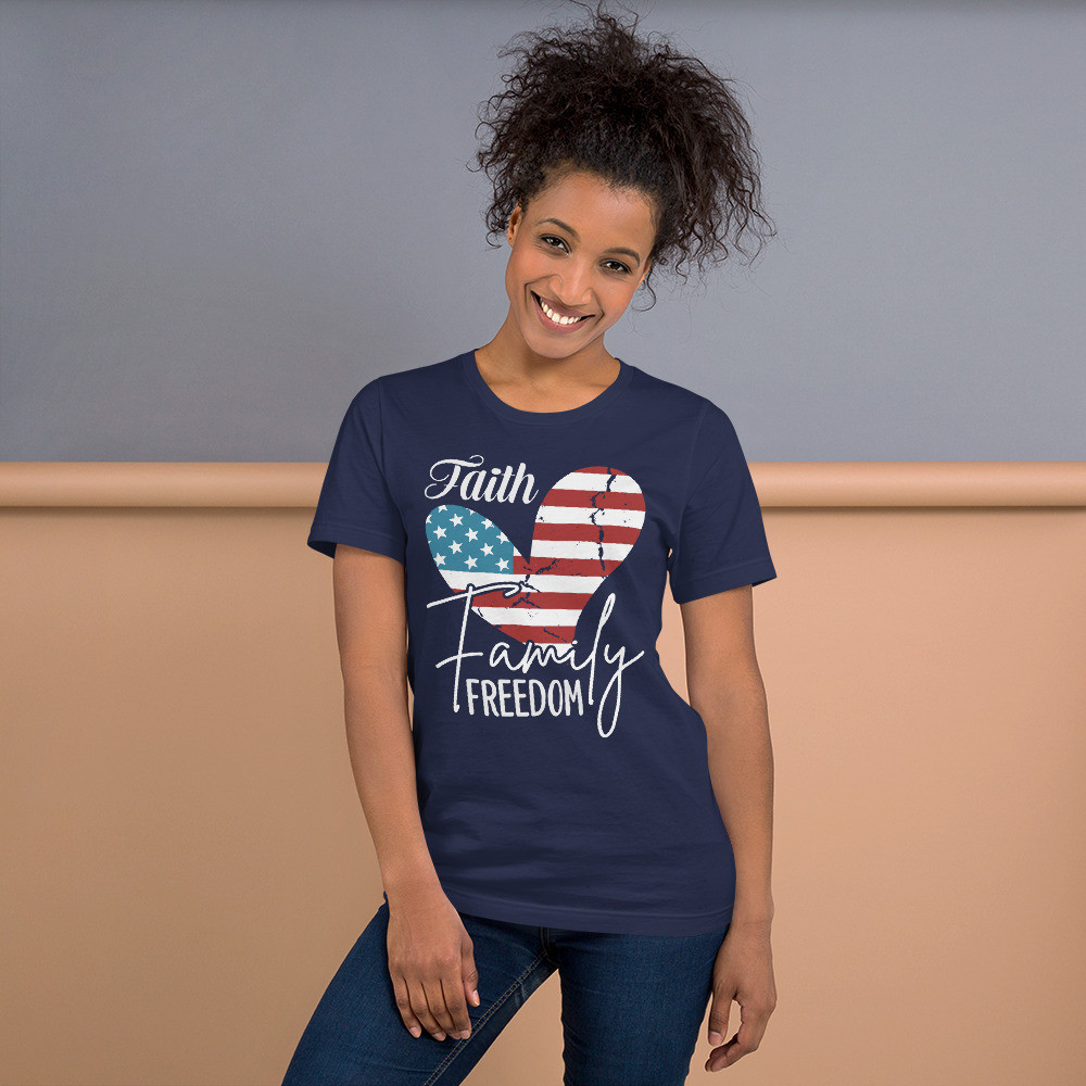 Faith, Family, Freedom - Ladies Tee