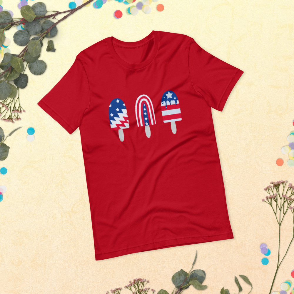 Patriotic Ice Cream - Ladies Tee