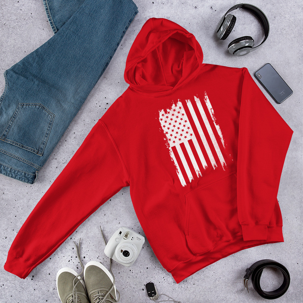 American Flag - Unisex Hoodie