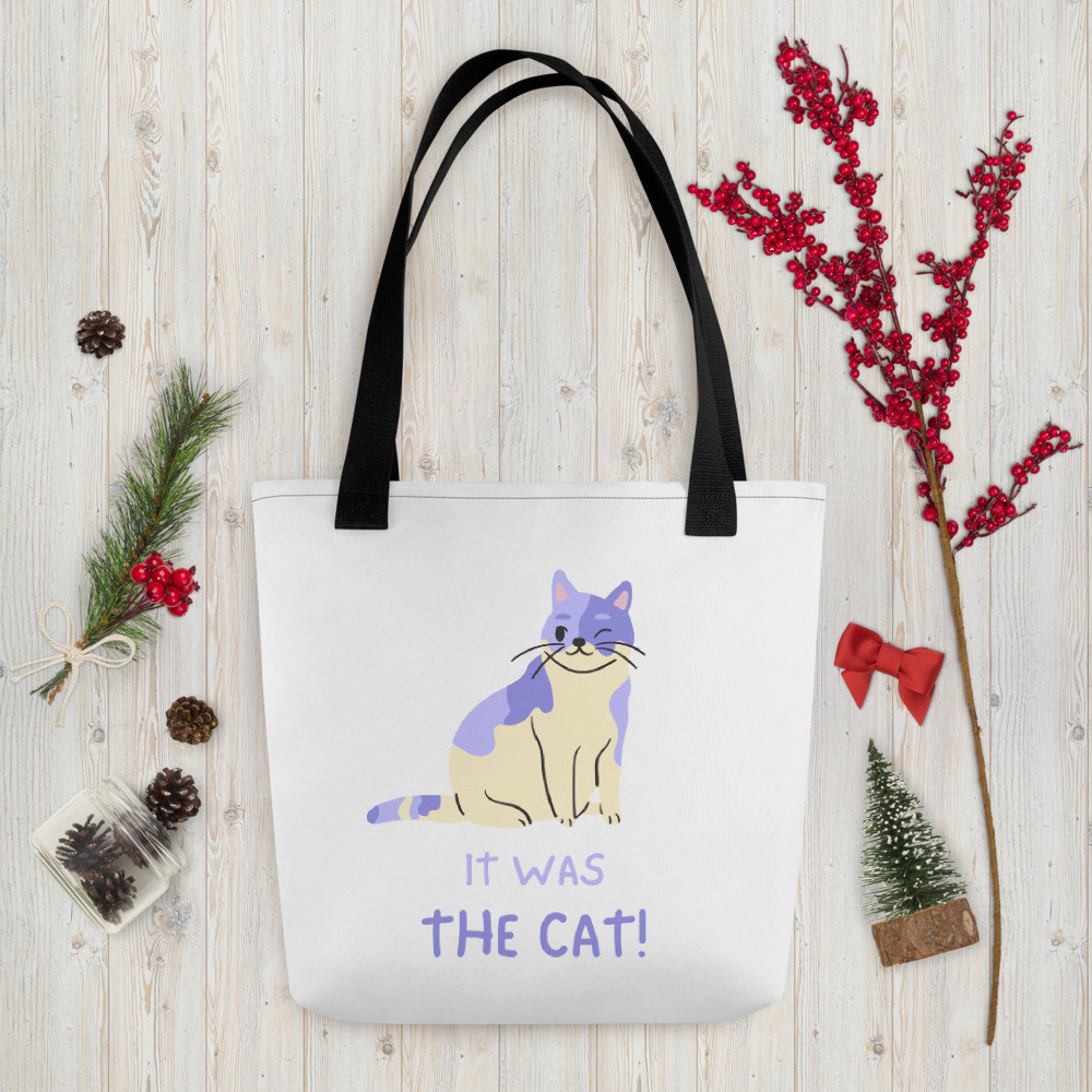 Tote bag: It was the Cat