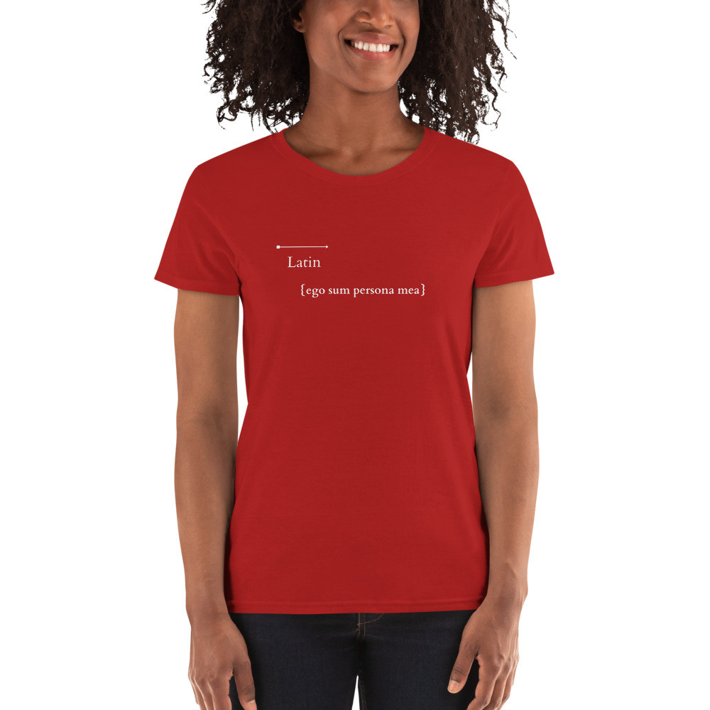 Women's short sleeve t-shirt: Expressions Collection - Latin