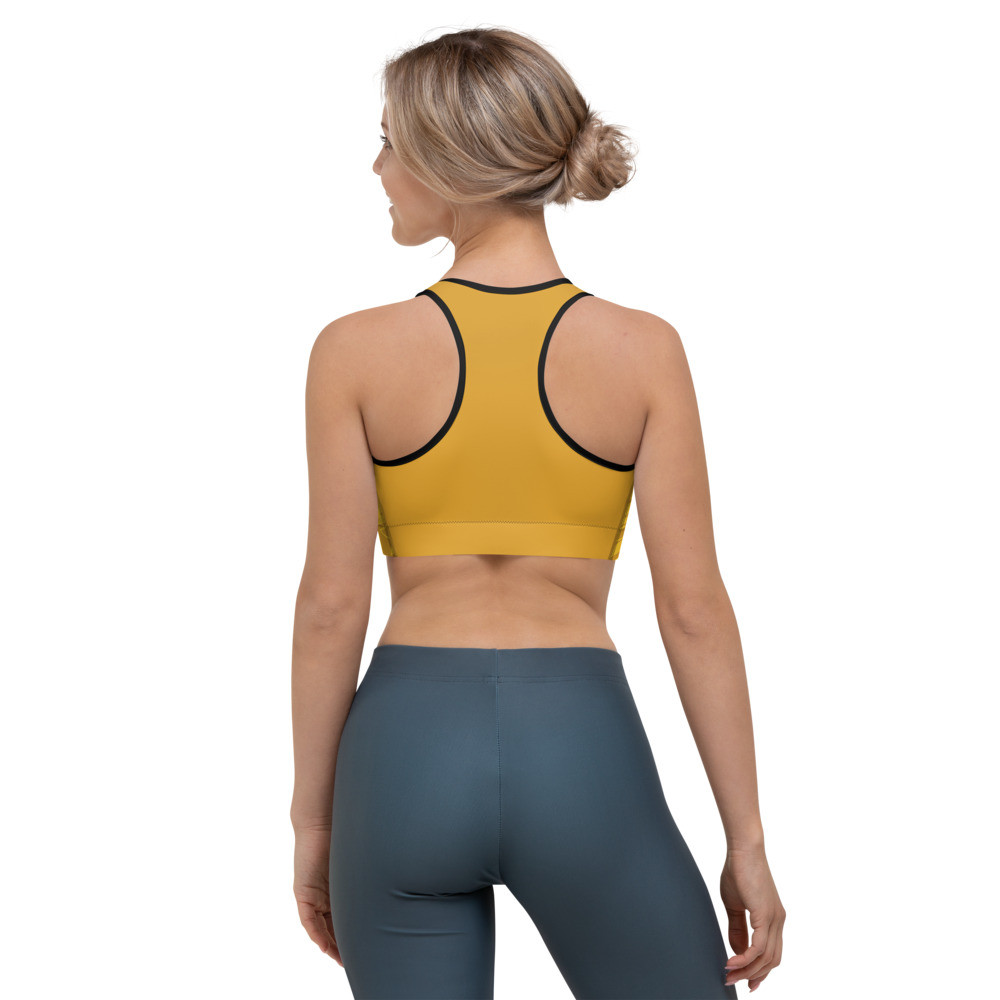 Sports bra: Geometric