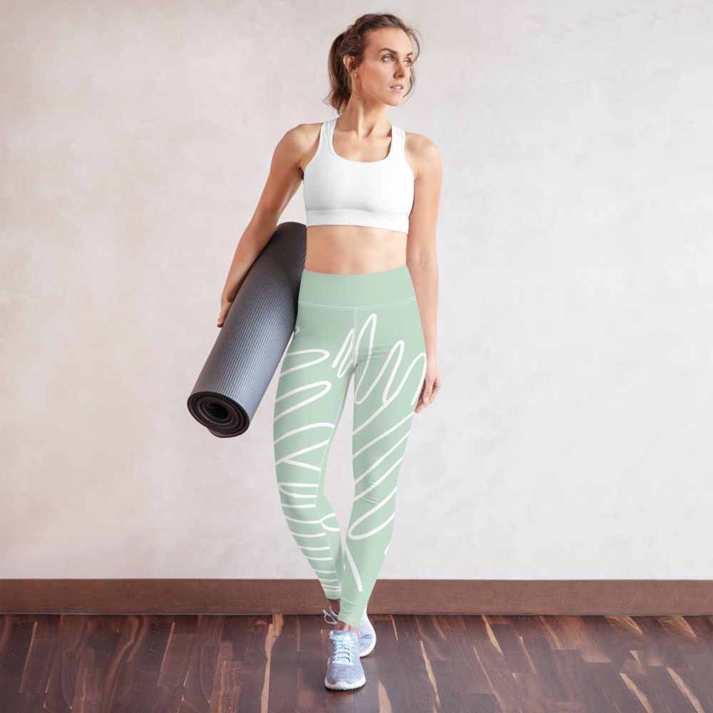 Yoga Leggings: Abstract