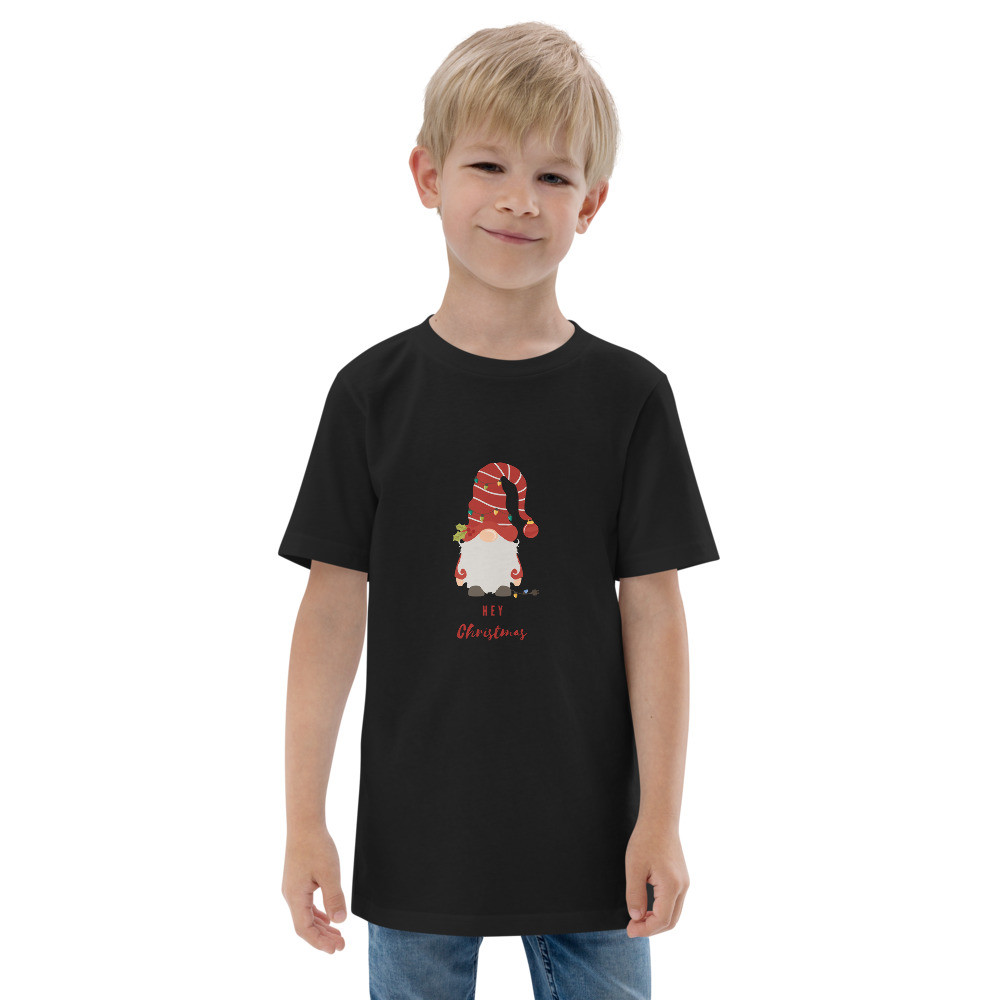Youth jersey t-shirt: Hey Christmas