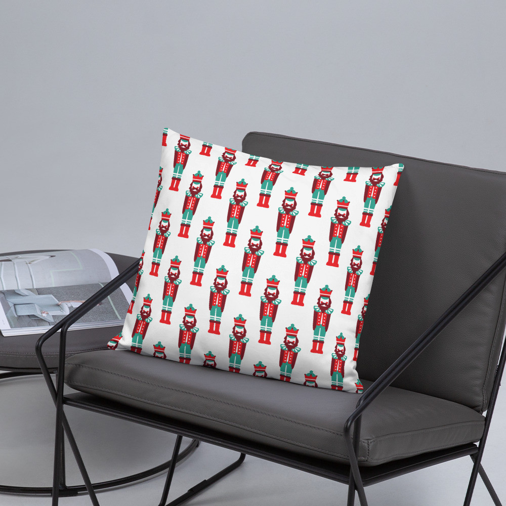 Basic Pillow: Festive Toy Nutcracker