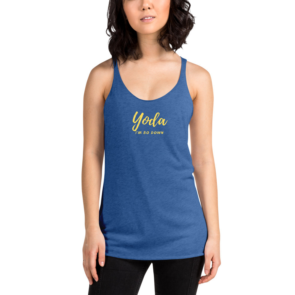 Women's Racerback Tank: Yoga I'm So Down