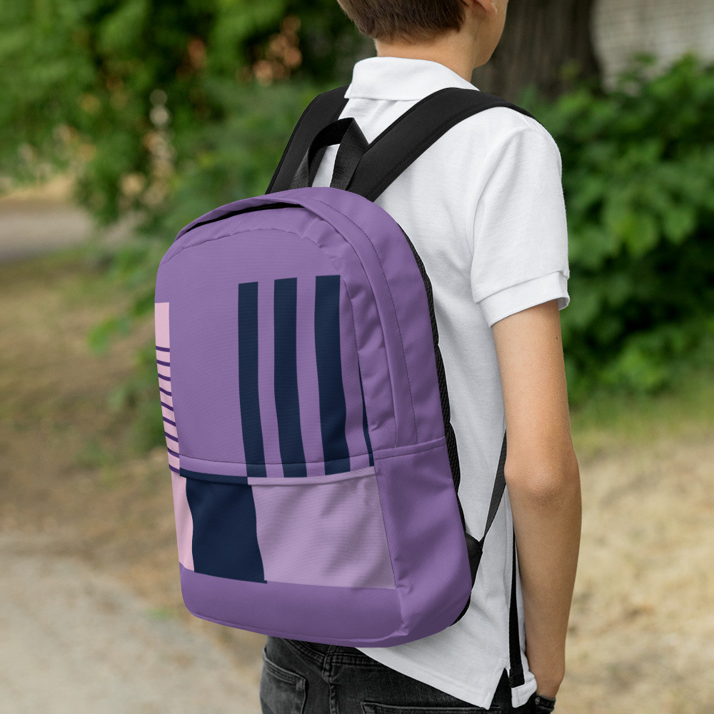 Backpack: Abstract Purple