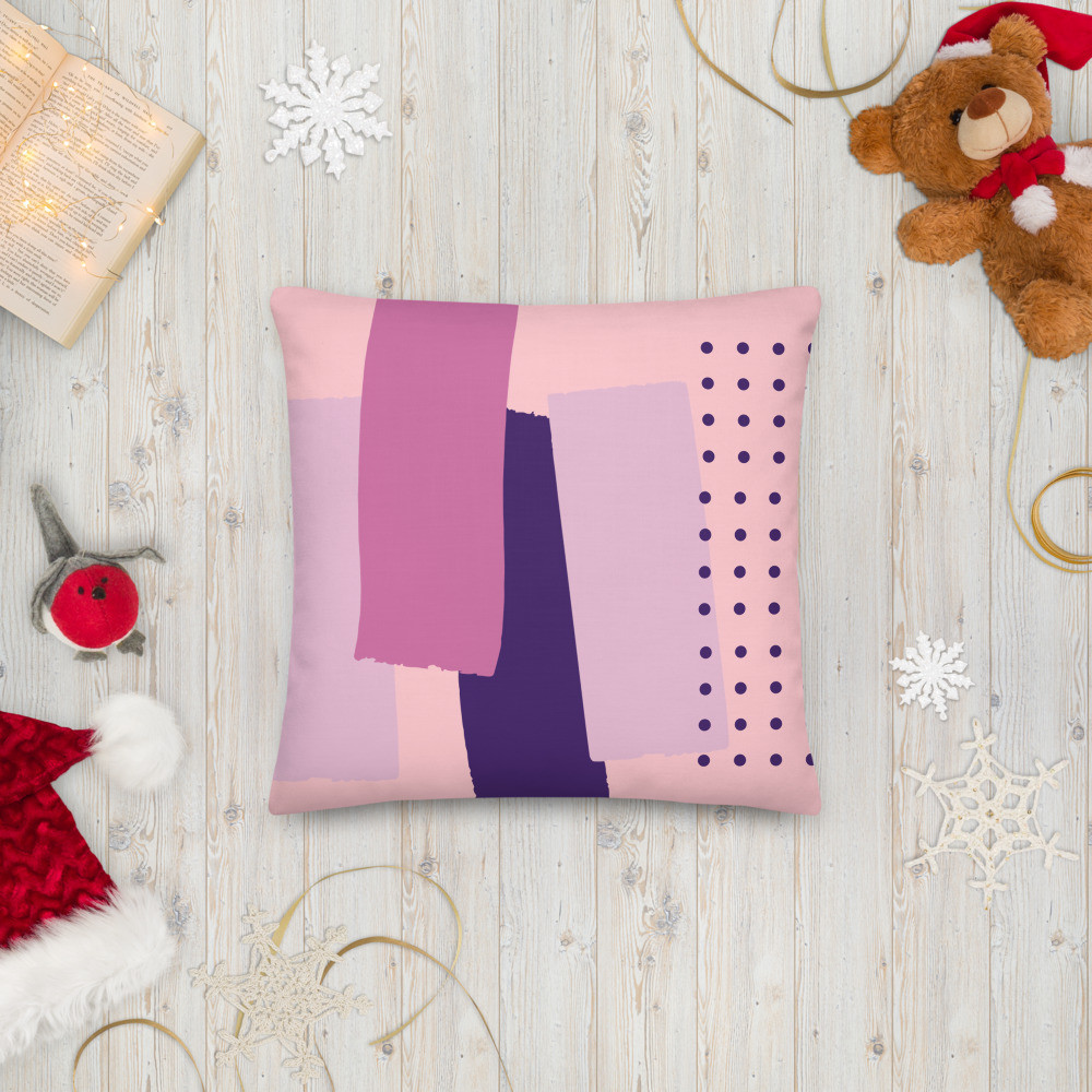 Premium Pillow: Abstract Evenly Sized Dots