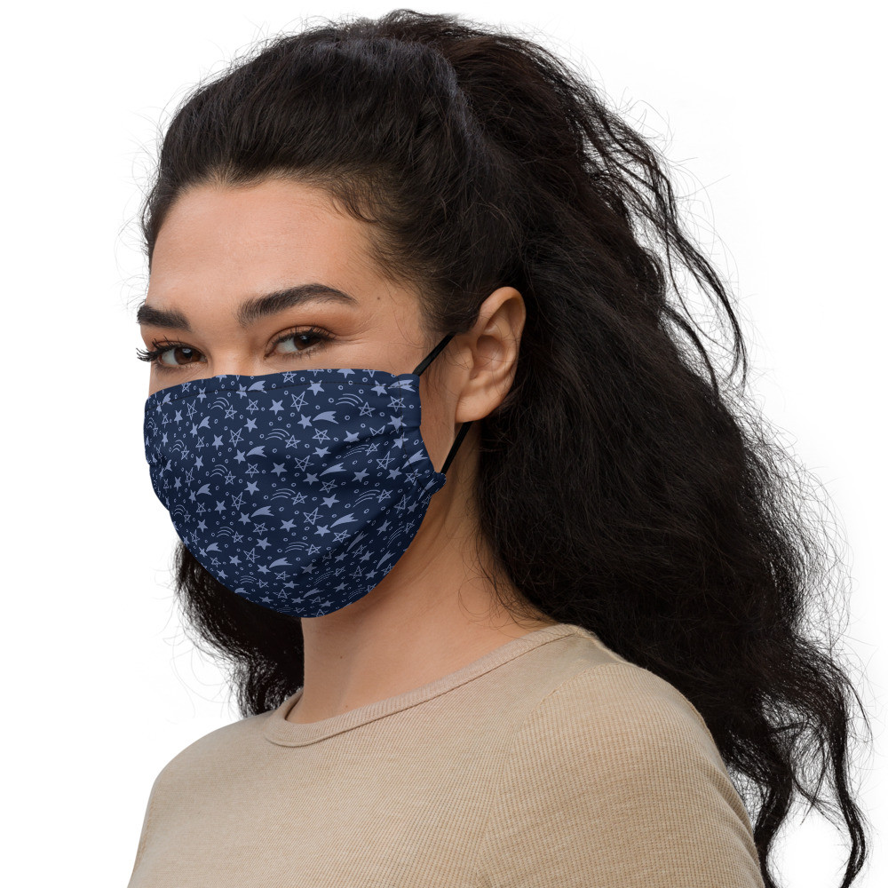 Premium face mask: Festive Stars