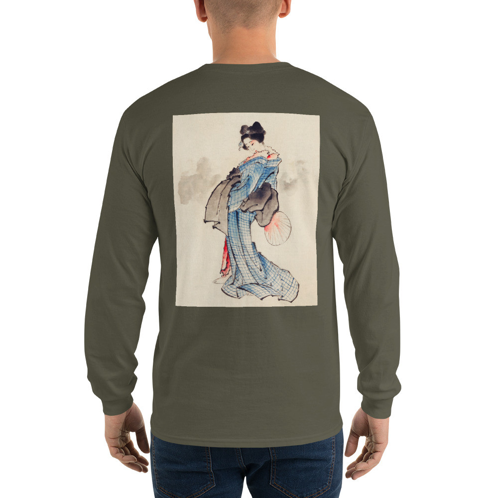 Men’s Long Sleeve Shirt: Art of Japan
