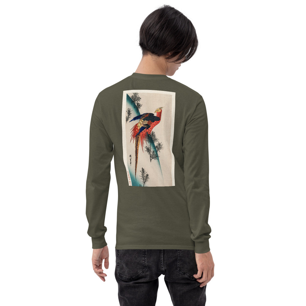 Men’s Long Sleeve Shirt: Art of Japan