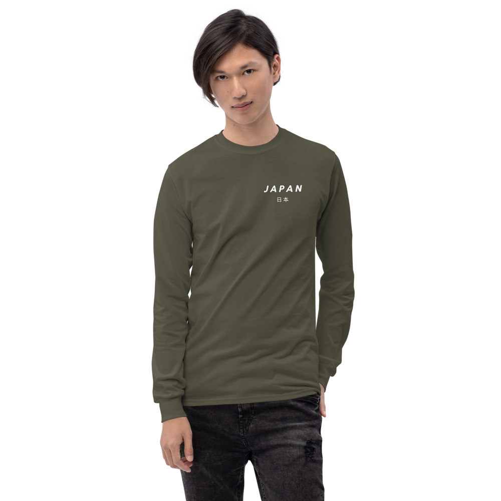Men’s Long Sleeve Shirt: Art of Japan