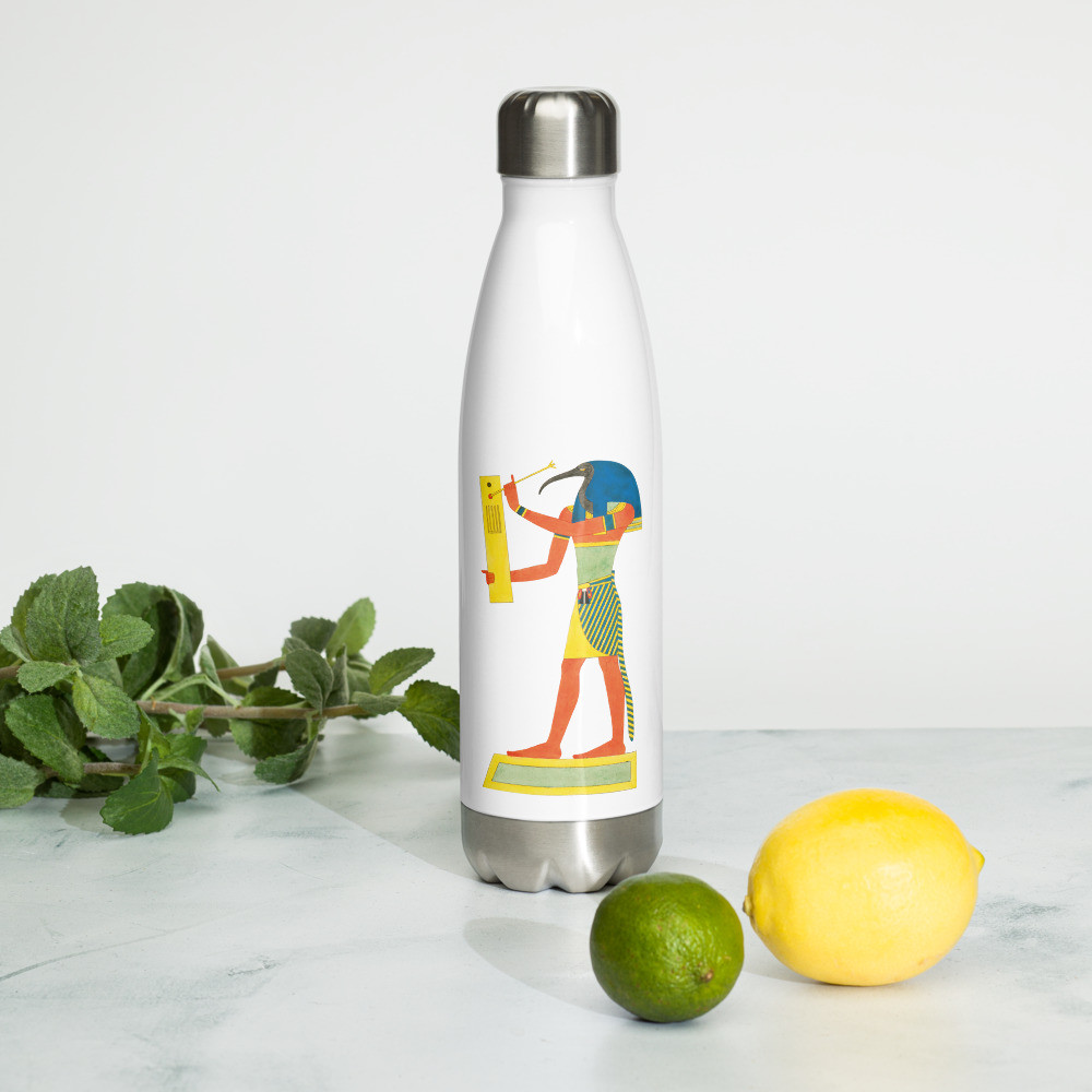 Stainless Steel Water Bottle: Art of Ancient Egypt