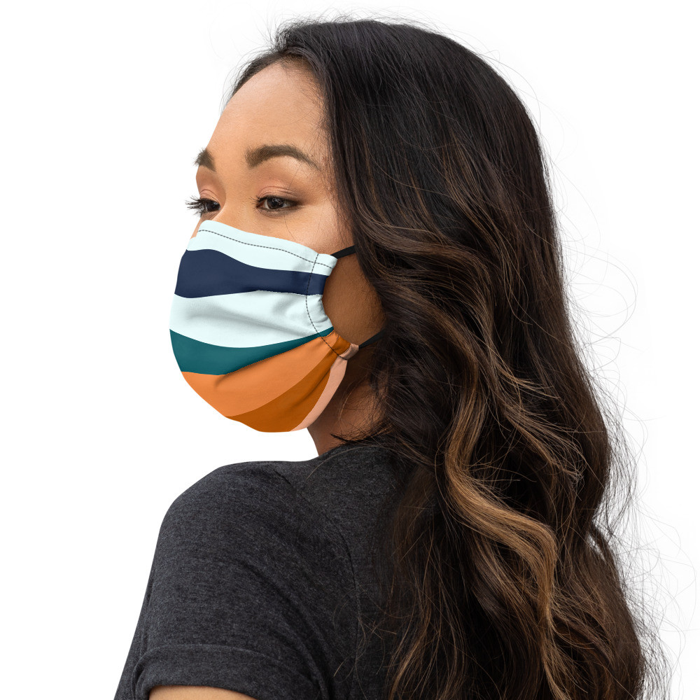 Premium face mask: Abstract Terrain