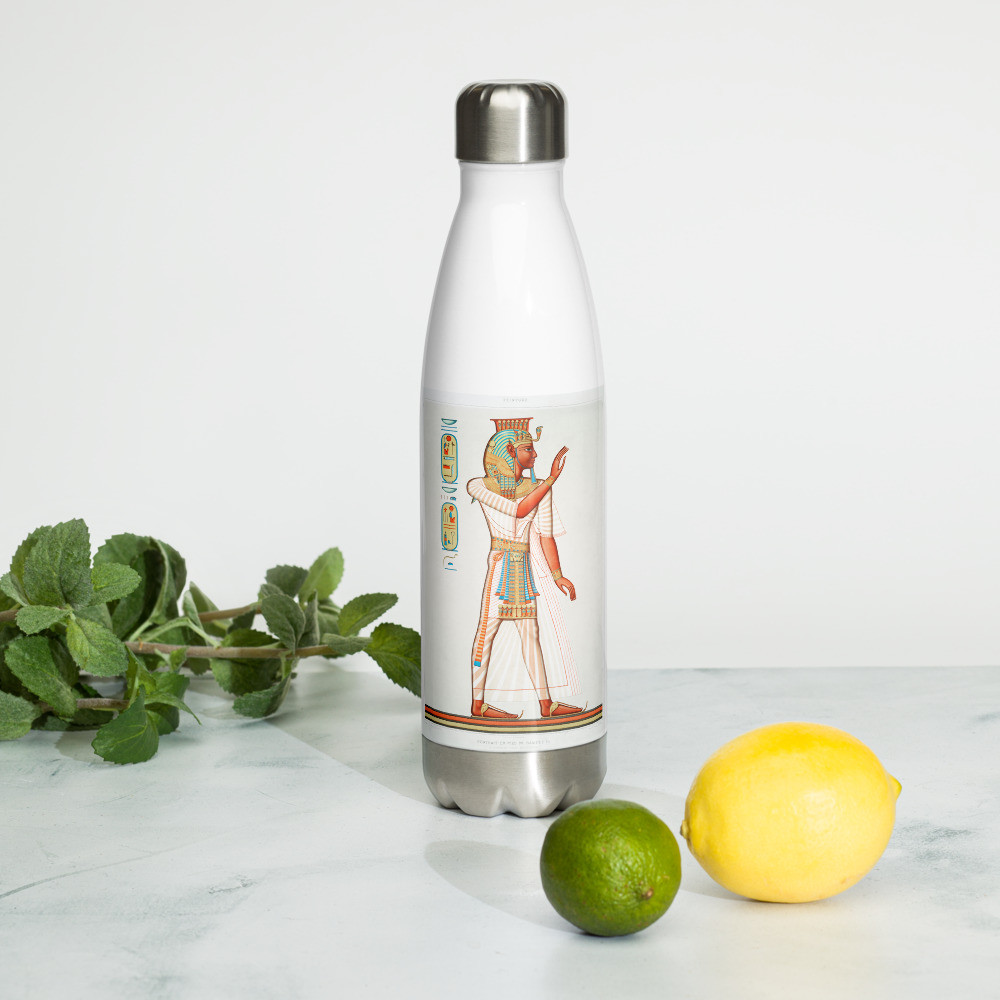 Stainless Steel Water Bottle: Ancient Egypt