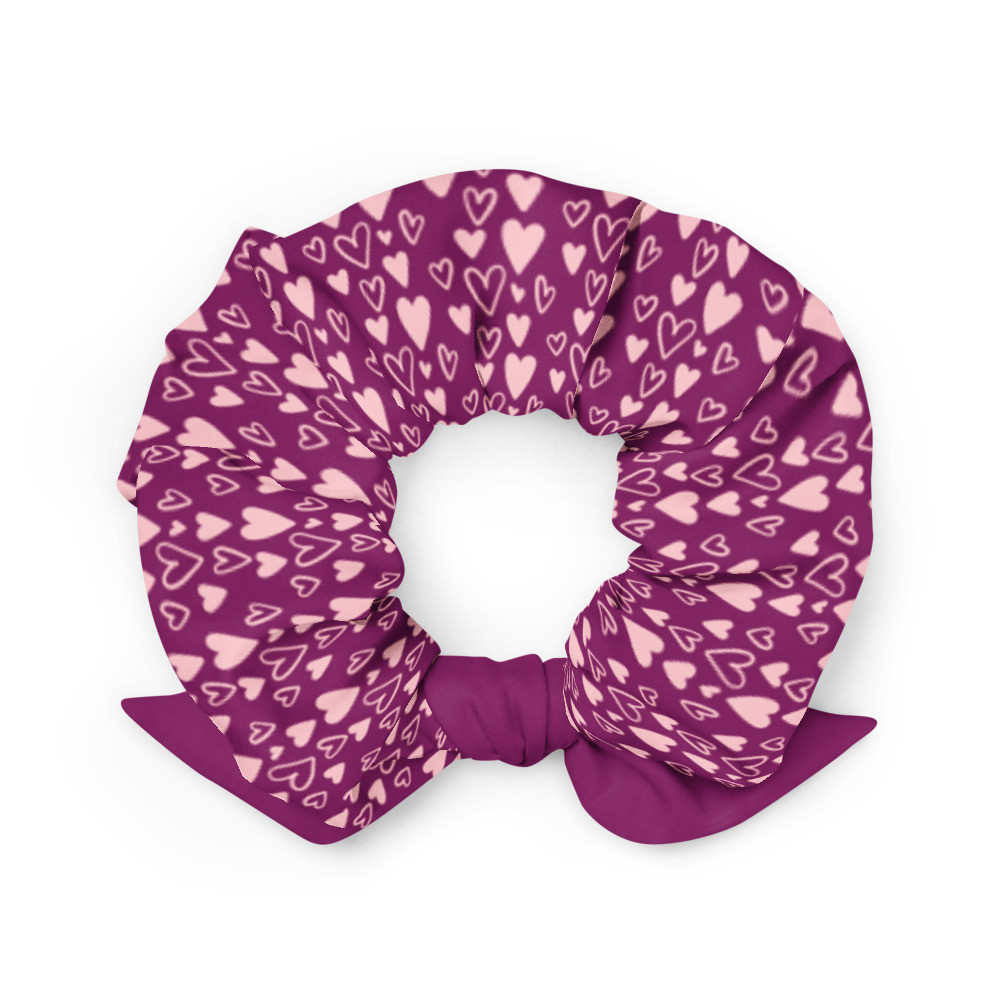 Scrunchie: Bunch of Hearts