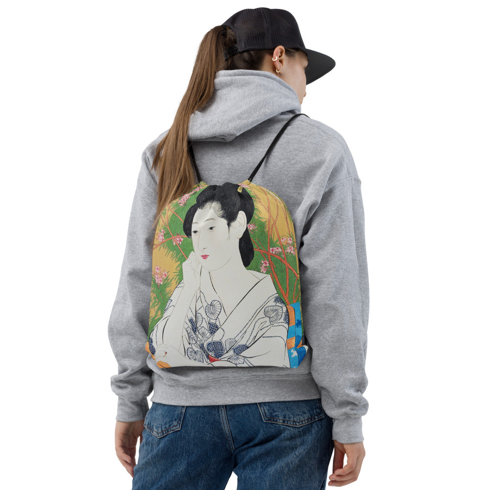 Drawstring bag: Art of Japan