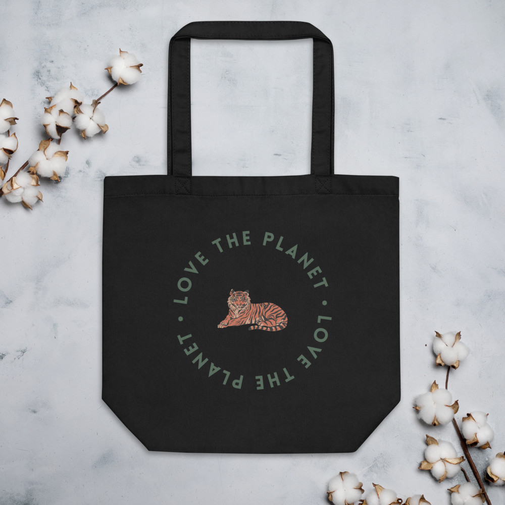 Eco Tote Bag: Love the Planet