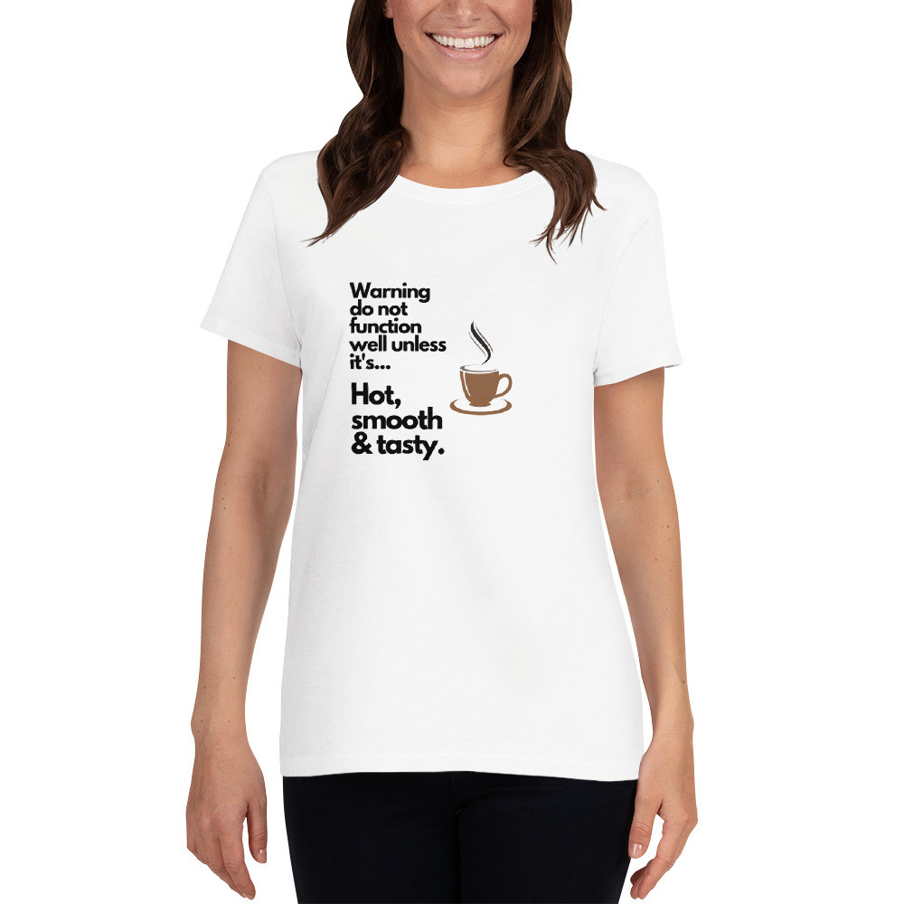 Women's short sleeve t-shirt: Warning