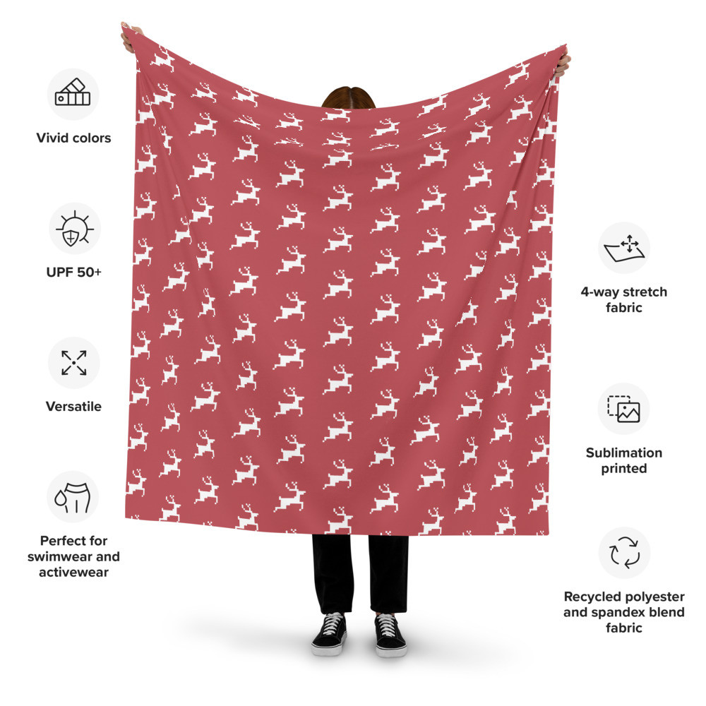 Recycled polyester fabric: Reindeer
