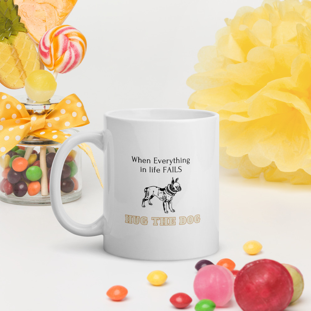 White glossy mug: When Everything