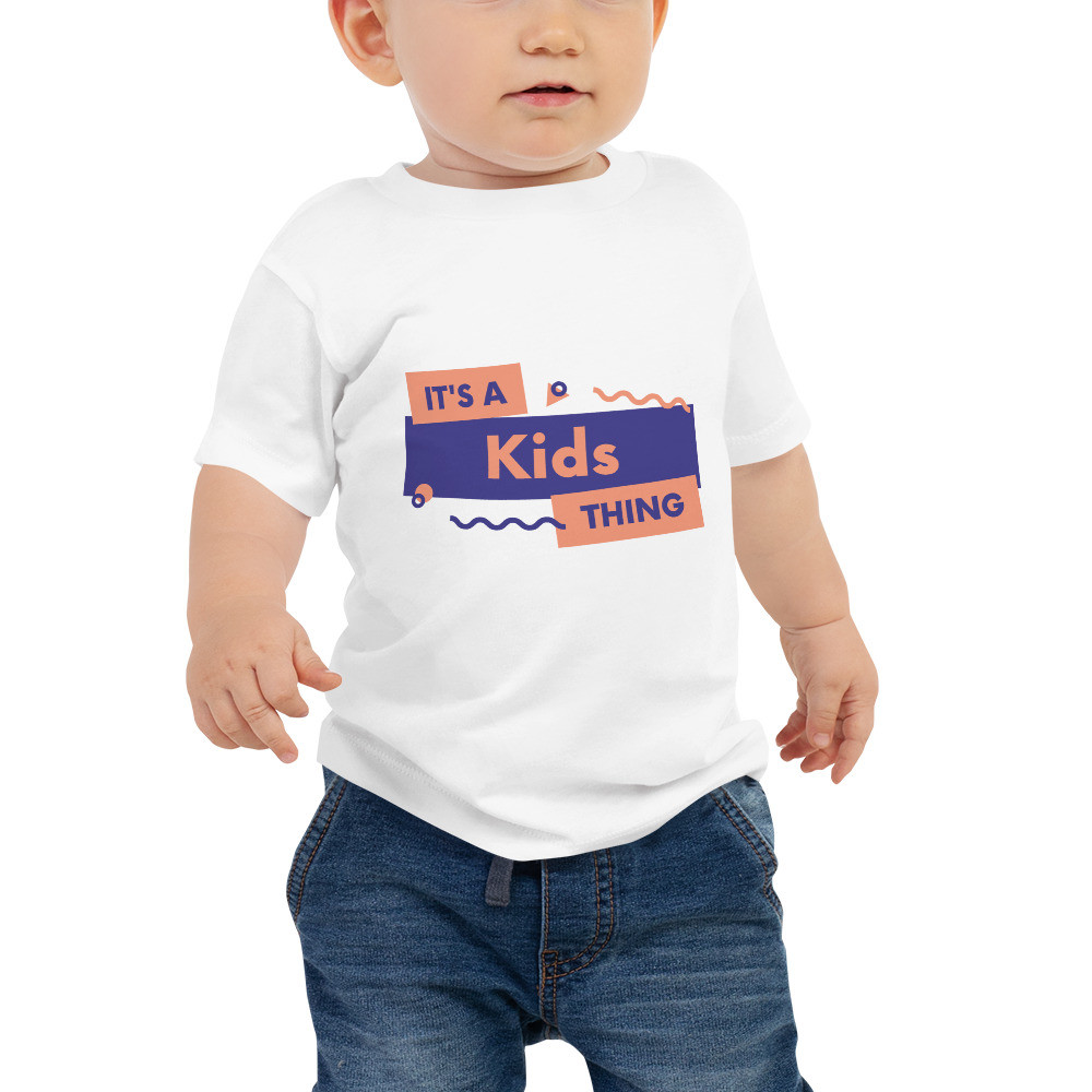 Baby Jersey Short Sleeve Tee: It's A Kids Thing