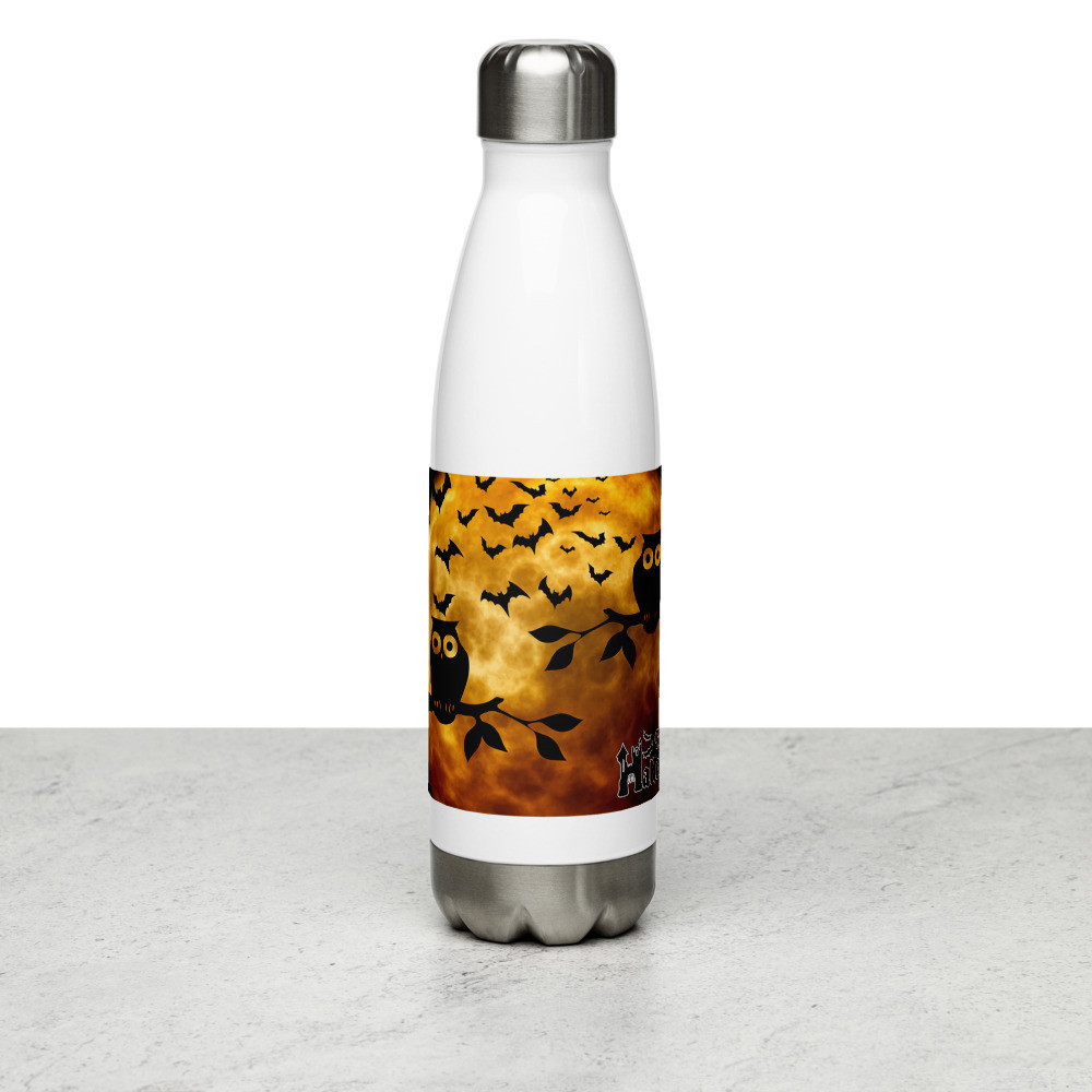 Stainless Steel Water Bottle: Happy Halloween
